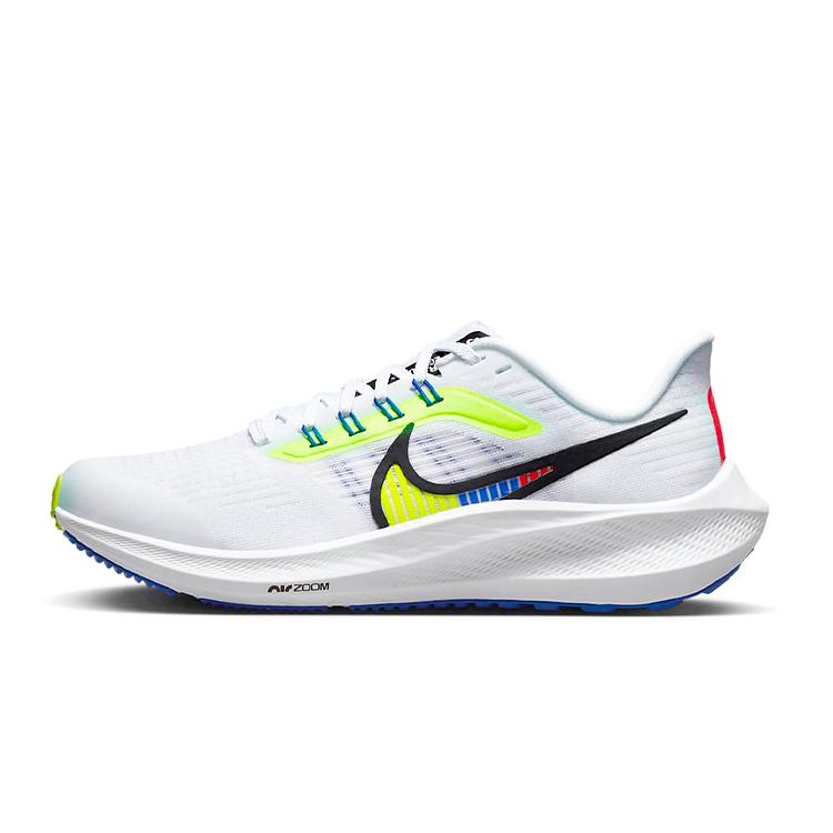 New Nike Air Zoom Pegasus 39 'White Volt Racer Blue' PS DM4015-100