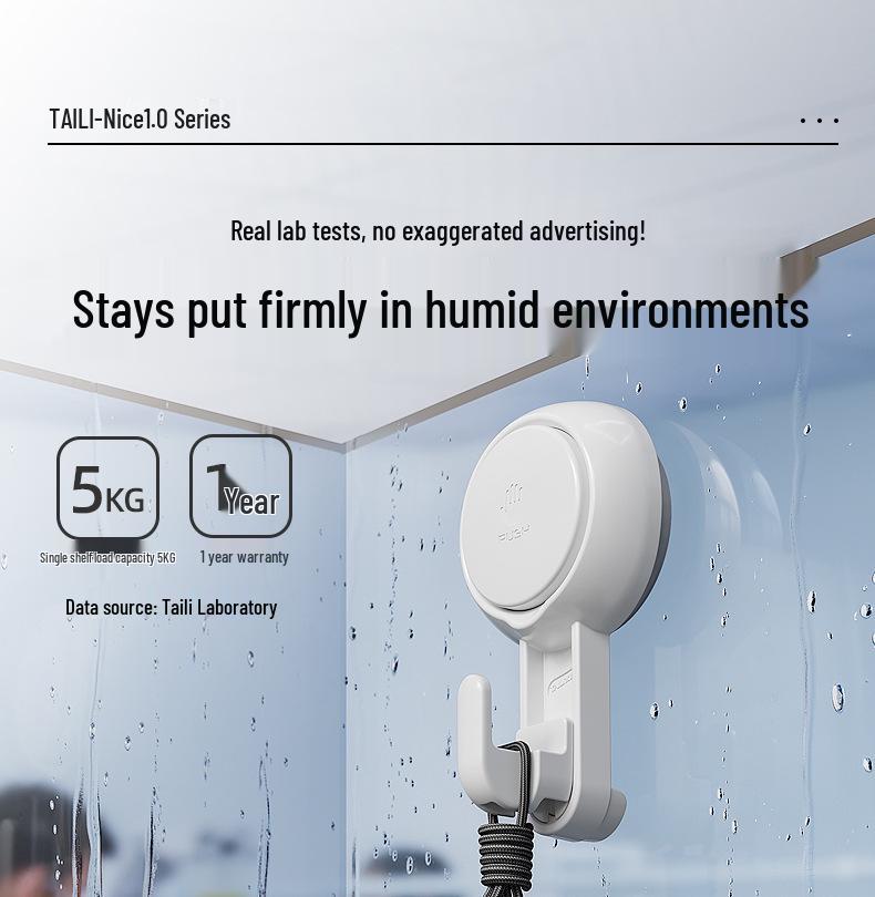 Taili Bathroom & Kitchen Suction Cup Storage Rack