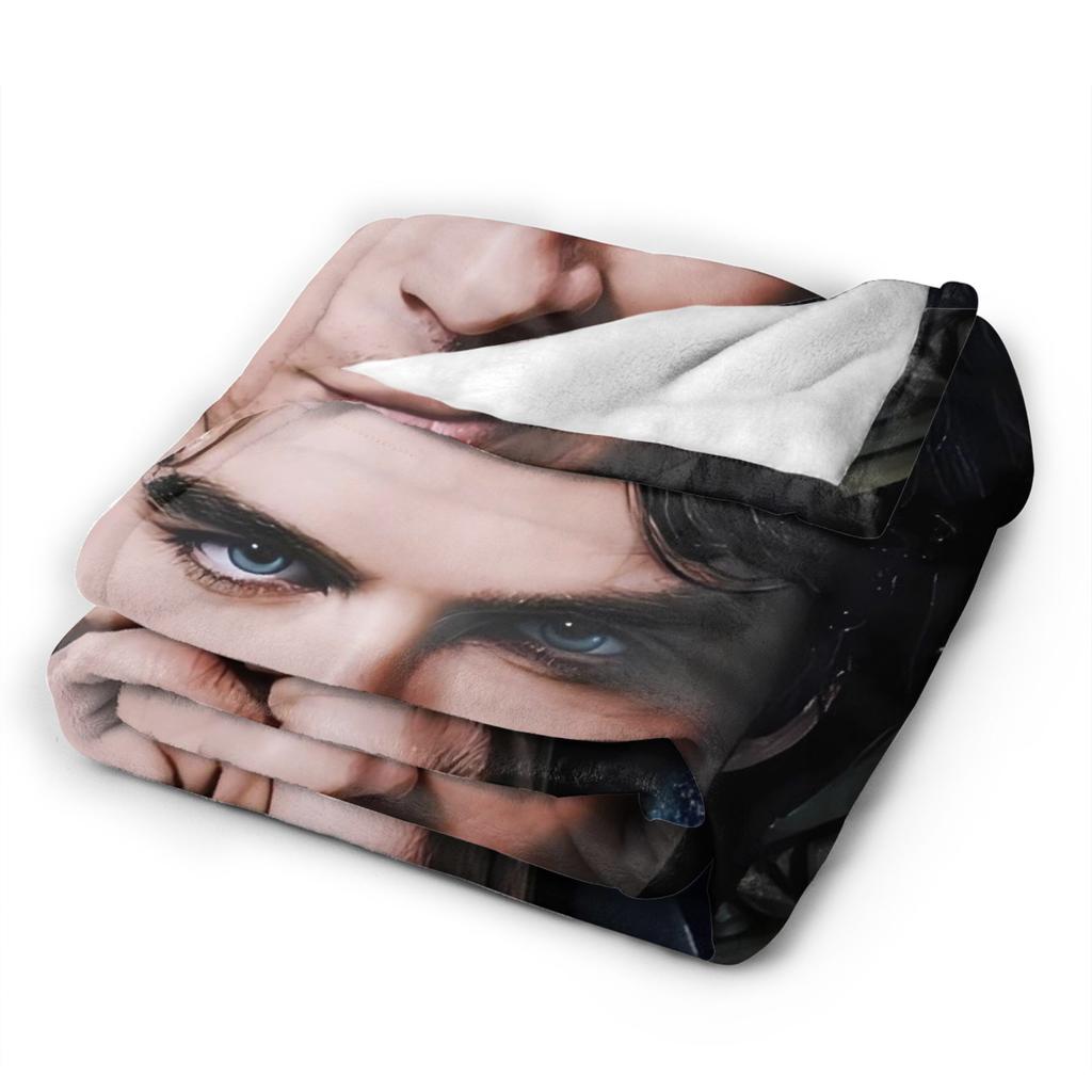 Manta Quente Viagem de Avião Ian Somerhalder The Vampire Diaries Manta de Sofá Cobertor de Flanela Para Sala de Estar Cobertor de Sofá-Cama