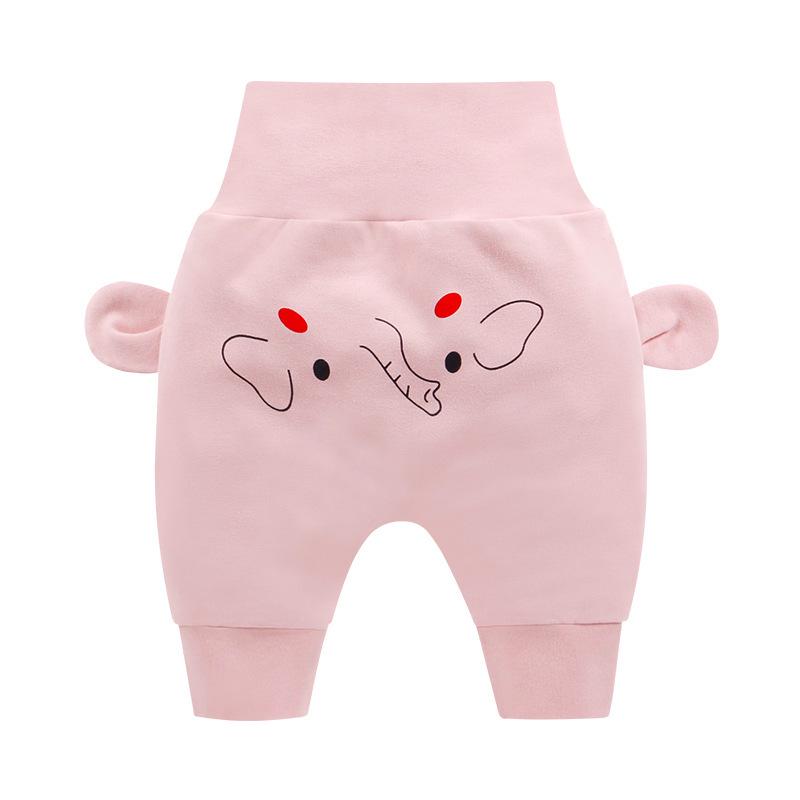Infant High-Waist Belly Protection Pants: Spring & Autumn Style for Boys & Girls