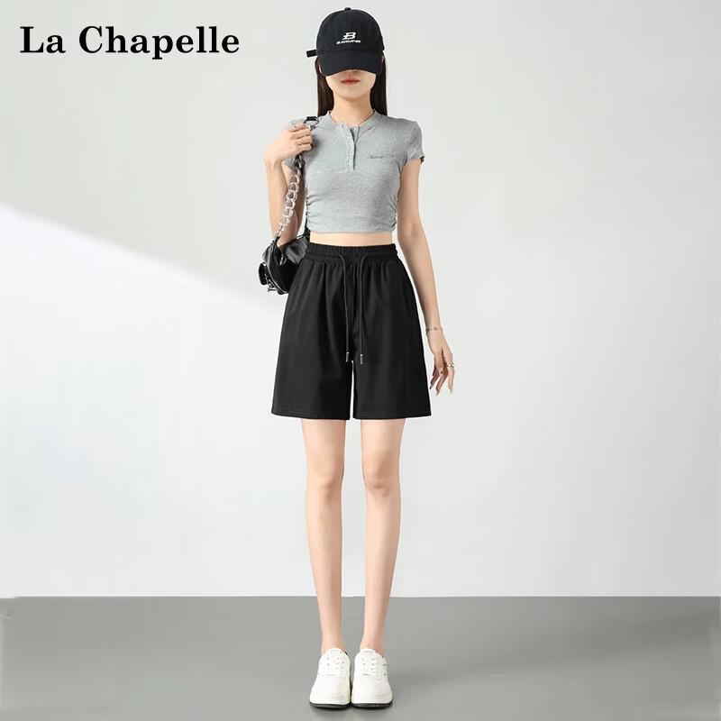 La Chapelle Women's High-Waist Sports Shorts