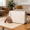 Charm Love Theme Keychain Tassels Detail Great As Friendship