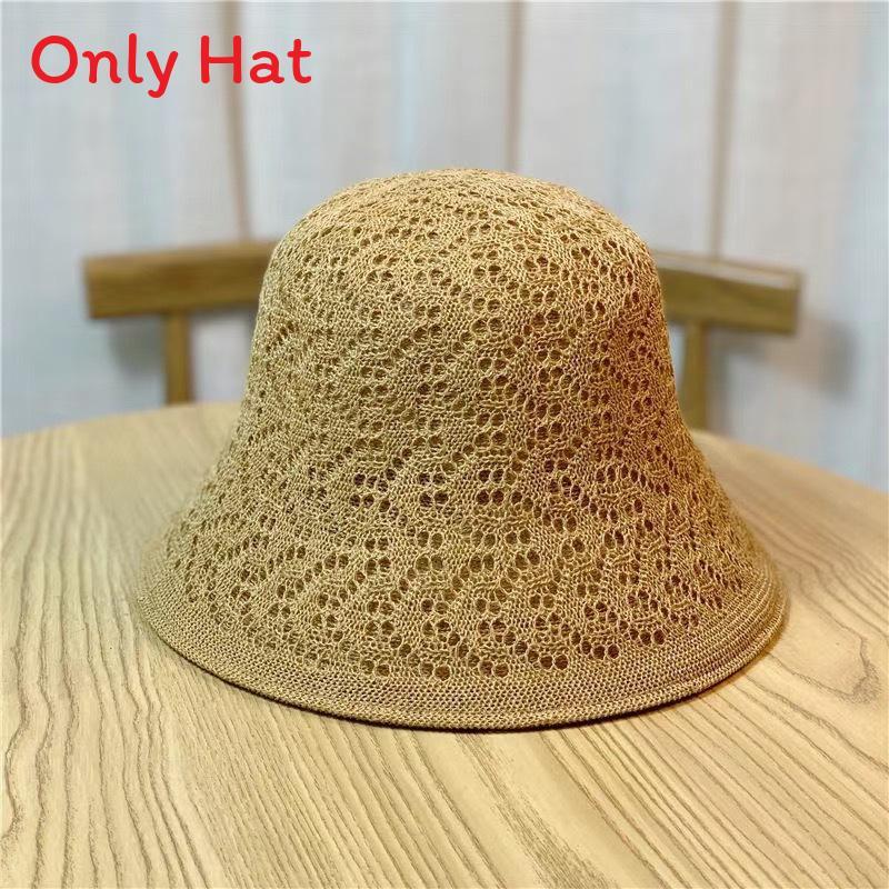 Sun Protection Sunhat For Women Foldable Korean Style Breathable Wide Brim Summer Hat