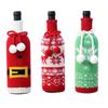 3Pack Knitted Wine Bottle Covers for Holiday Parties Suitable for Adding Festive Touch to Christmas and Seasonal Gatherings