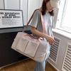 Folding Fitness Bag Short-distance Large-capacity Dry and Wet Separation Portable Training Bag Korean Version Business Trip Sports Travel Bag