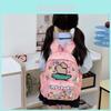 Cute Capybara Drinking Milk Tea Bcrocodile Fries Cartoon Pattern Kid Backpack For Kindergarten Students
