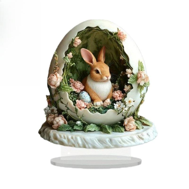 

2D Flat Acrylic Standee Desktop Decoration, with Base, Suitable for Wall Decoration, Porch, Room, Villa, Accents Home, Hallway, or Workplace - Rustic 20*17cm