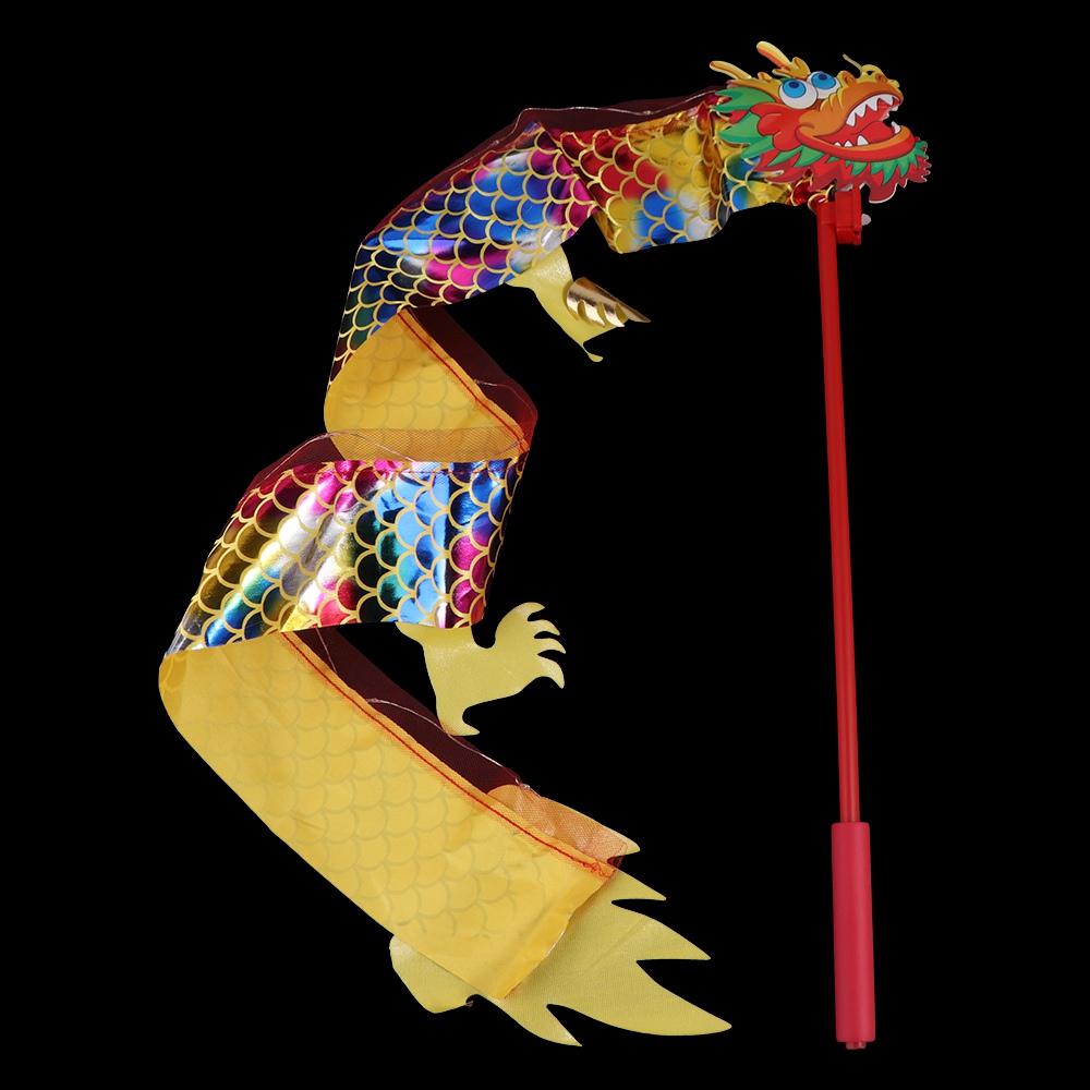 Chinese Style Luminous Dragon Dance Lantern Luminous Lucky Dragon Ribbon Dance Lantern Lifelike 1M/2M Dragon Lantern Outdoor