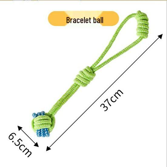 Durable Cotton Rope Knot Toys for Dogs - Teething and Teeth Cleaning for Small, Medium, Large Dogs