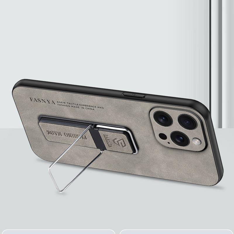 Schafsleder PU Lederhülle für iPhone 15 Pro Max 14 Plus 13 12 11 XR X 7 8 Plus SE 2022 Modehülle Weicher Rahmen Harte Rückseite Handyhalterung