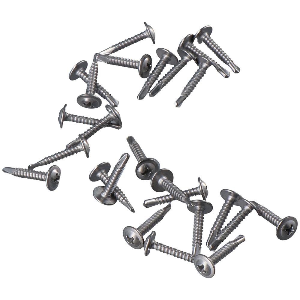 

200 шт. M4,2 × 1 дюйм Саморезы с ферменной головкой 410 Винт с хвостовиком из нержавеющей стали Листовой металл