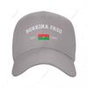 Baseball Cap Burkina Faso EST Independence Day Wild Sun Shade Peaked Adjustable Outdoor Caps