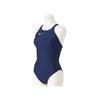 Mizuno Stream Ace Racing Mittelhoch geschnitten Offener FINA Schwimmen Zugelassener Damen-Badeanzug, (Spitzenrücken), N2MA0223, Farbe Marineblau, Größe L, (International