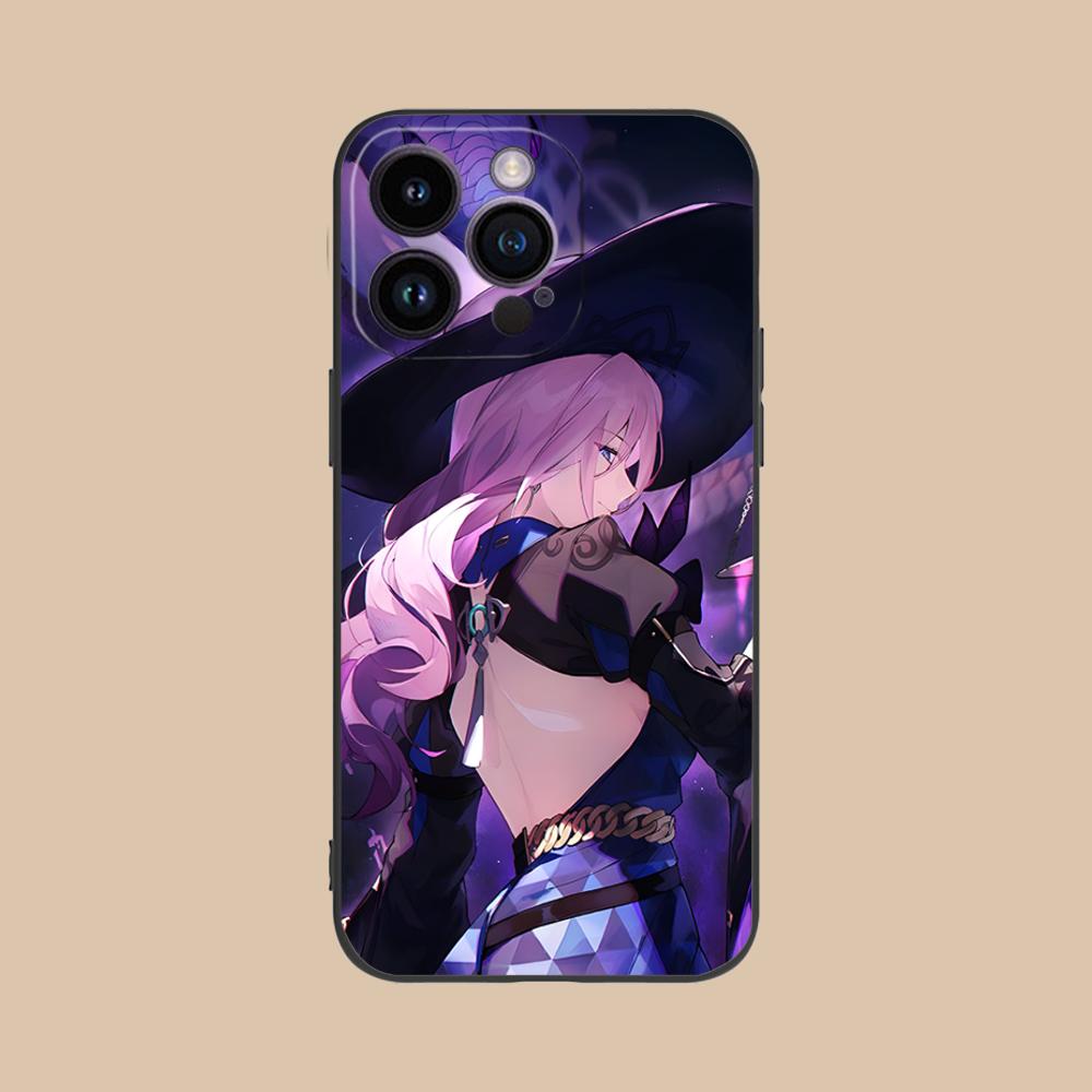 HSR Jade Matte TPU Mobile Phone Case for iPhone 17 16 15 14 13 12 11 X XR XS 8 7 Air Pro Max Plus Mini Colorful Cover