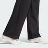 Adidas Sports Pants Women's Black Moderate Wide Leg Pants