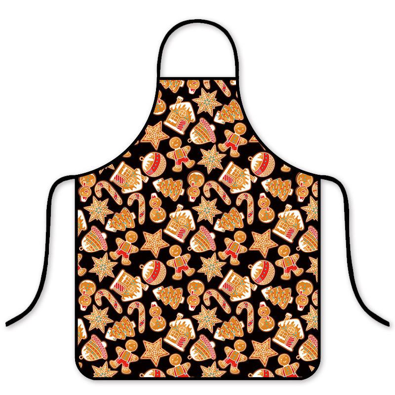 Christmas Holiday Waterproof Oilresistant Apron With Creative Fun Patterns For Adults And Kids
