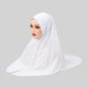 Cotton Modal Instant Hijab For Muslim Women Malaysia Inner Cap Solid Undercap Bonnet Islam Turban Loop Scarf Eid Prayer Hijab