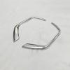 For Jeep Compass 2017 2018   ABS Chrome Front Tail Bumper Fog Light Lamp Cover Trim Garnish Molding Accessories