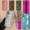 Snake Skin Print For Huawei Nova 10 9 SE 8i 11i 12i 12s Y60 Y61 Y70 Y90 Y72 Y73 Y91 P60 Pro P40 P30 Lite Case
