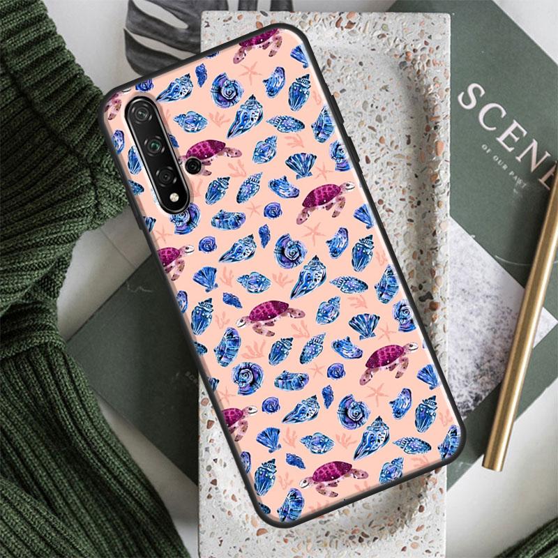 Cute Turtles Painted For Huawei Nova 10 9 SE 5T 12s 12i 11i Y91 Y90 Y60 Y70 Y72 Y61 P60 Pro P20 P40 P30 Lite Case