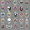 100pcs Trendy Skull Graffiti Stickers for Suitcase, Notebook, Car Decoration