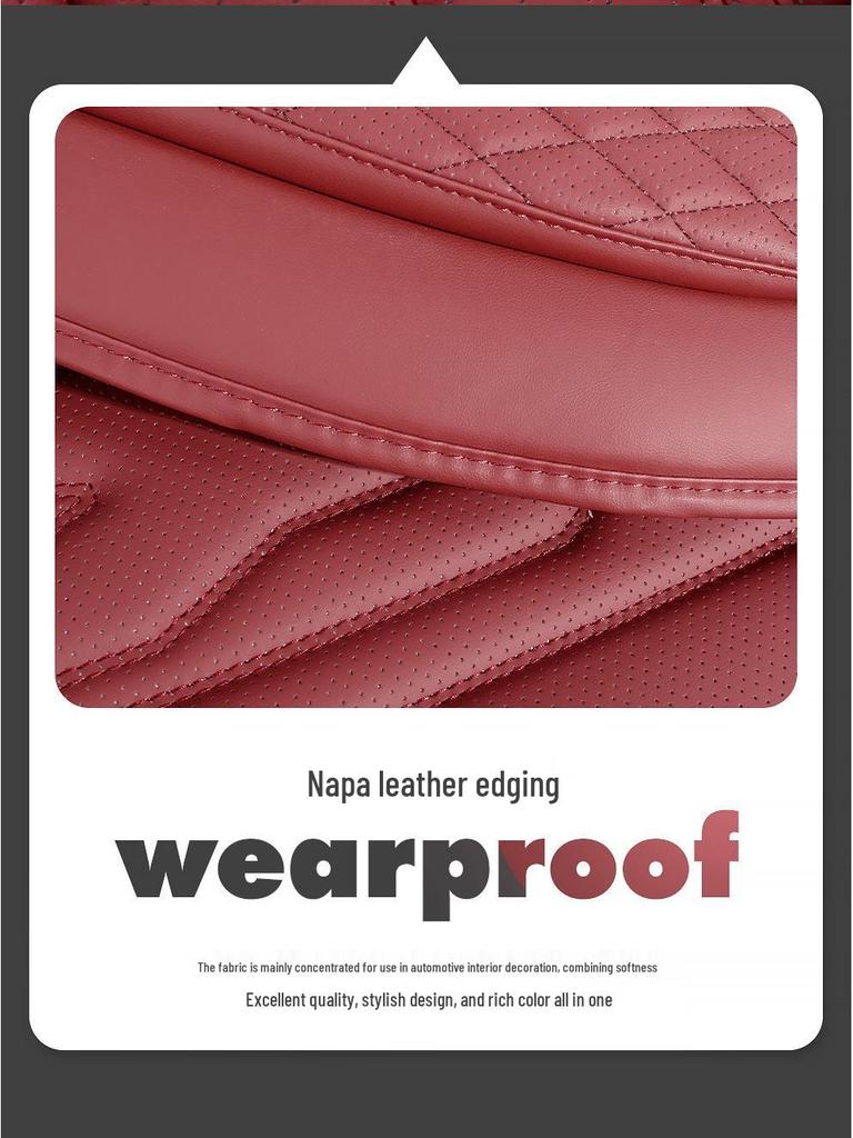 All-Season Leather Car Seat Cushions for Small Cars & SUVs