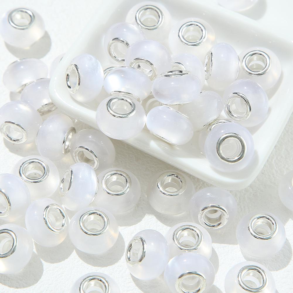 DIY Acrylic Cat Eye Beads for Handmade Bracelet Jewelry