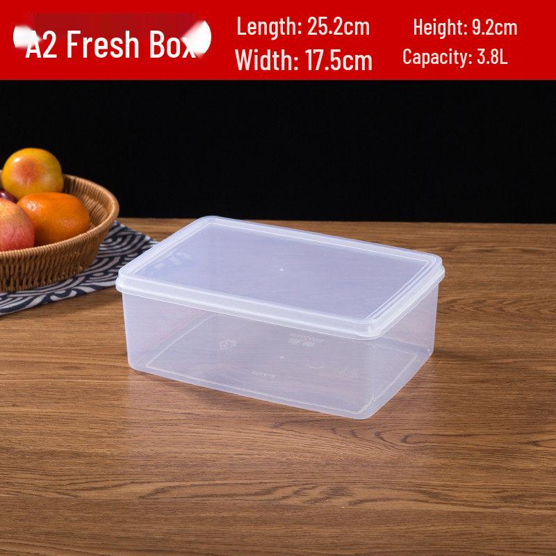 ZISIZ Rectangular Plastic Food Storage Container
