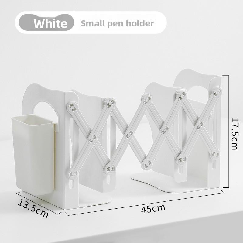 

Складний Простий Ins Вітростійкий Підставка для Книг L-подібна Підставка для Ручок Настільна Підставка для Книг Студентський Книжковий Блок Велика Потовщена Полиця для Зберігання Канцелярські товари Small білий