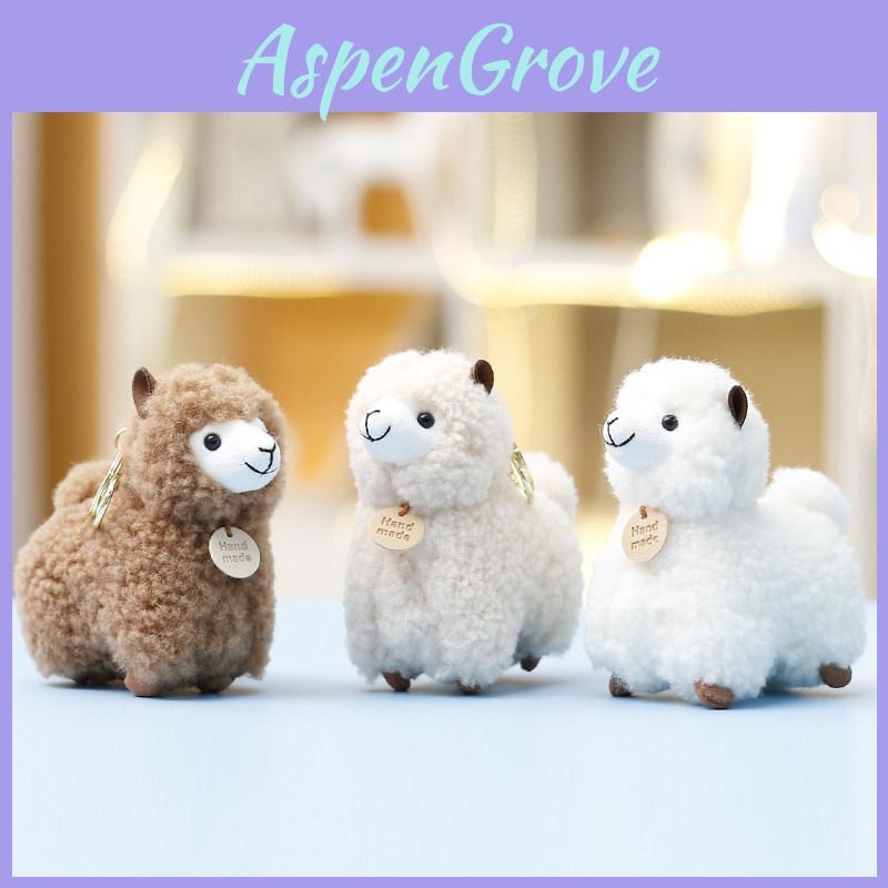 Alpaca Plushie Animal Toy With Polyester Filling For Children Girls Bag Charm Gift