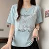 Navava Women S Lovely Lace LeTTering ShorT Sleeve T ShirT nT2449