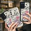 Phone case: 2D flat, suitable for Samsung Galaxy A34 A35 M05 M06 S20 S22 S21 FE Plus 5G protective case, purple heart, perfect Christmas and Halloween