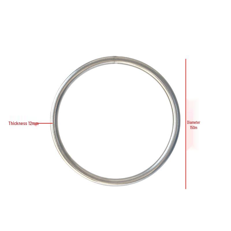 304 Stainless Steel Solid Welded Ring Swing Chain for Indoor/Outdoor Playgrounds - Suitable for Adults and Children