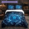 Set Biancheria da Letto Chelsea FC Modello 3 Pezzi Morbida Copripiumino in Microfibra con Federe per Camera da Letto