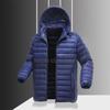 Men's Off-Season Cotton-Padded Jacket: Lightweight Down, Large Sizes for Middle-Aged and Young Men, Thick Winter Jacket