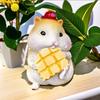 Hamster Eating Cheese Resin Ornaments Fun Relaxation Courtyard Terrace Balcony Decoration Landscaping Layout