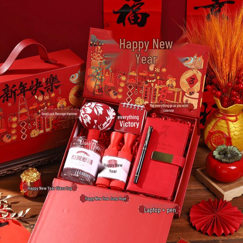 2026 Jahr des Pferdes Firmen-Neujahrs-Souvenir-Geschenk für Mitarbeiter: Individuelles praktisches Frühlingsfest-Souvenir