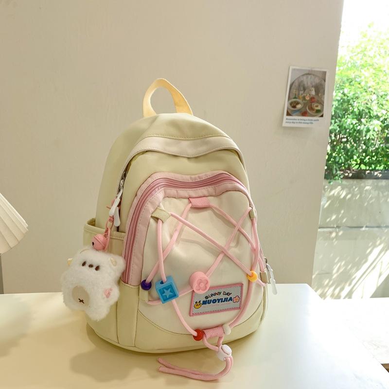 College Style Contrast Small Schoolbag Japanese Ins Cute Little Fresh Niche Mini Mori Girl Backpack Backpack