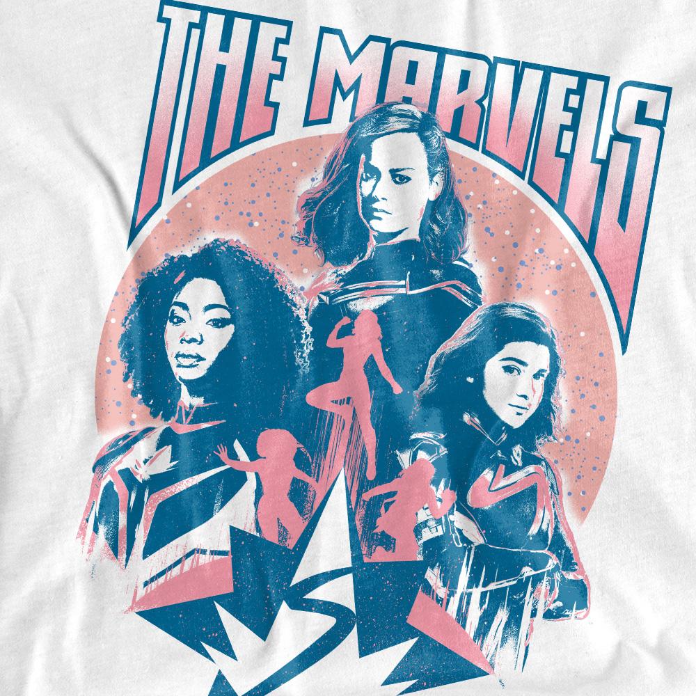 The Marvels Unisex Adult Quantum Heroes T-Shirt