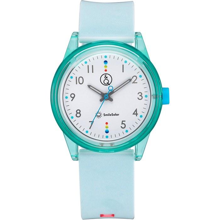 Q&Q SmileSolar Watch Solar Analog Matching Style Waterproof Urethane Band RP26-008 Men's Green
