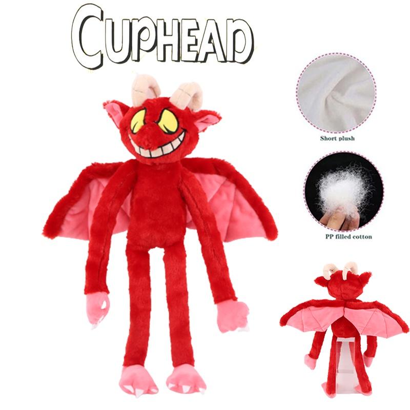 Cuphead Secreto Red Demon Plush Toy Extremely Soft Squishy 17.7in Stuffed Doll