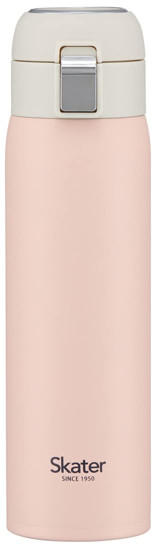 

Skater Stainless Steel Mug Bottle 480ml One Touch Open Dull Pink Thermal/Cold STOT3-A