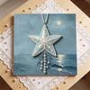 DlY Mini Framed Pearl Painting Kit Star Beads Canvas Home Decor Painting