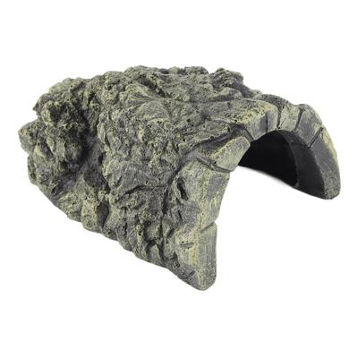 Fish Hiding Cave Aquarium Turtle Reptile Basking Hide Στολίδι για τον βιότοπο(Μεγάλο)