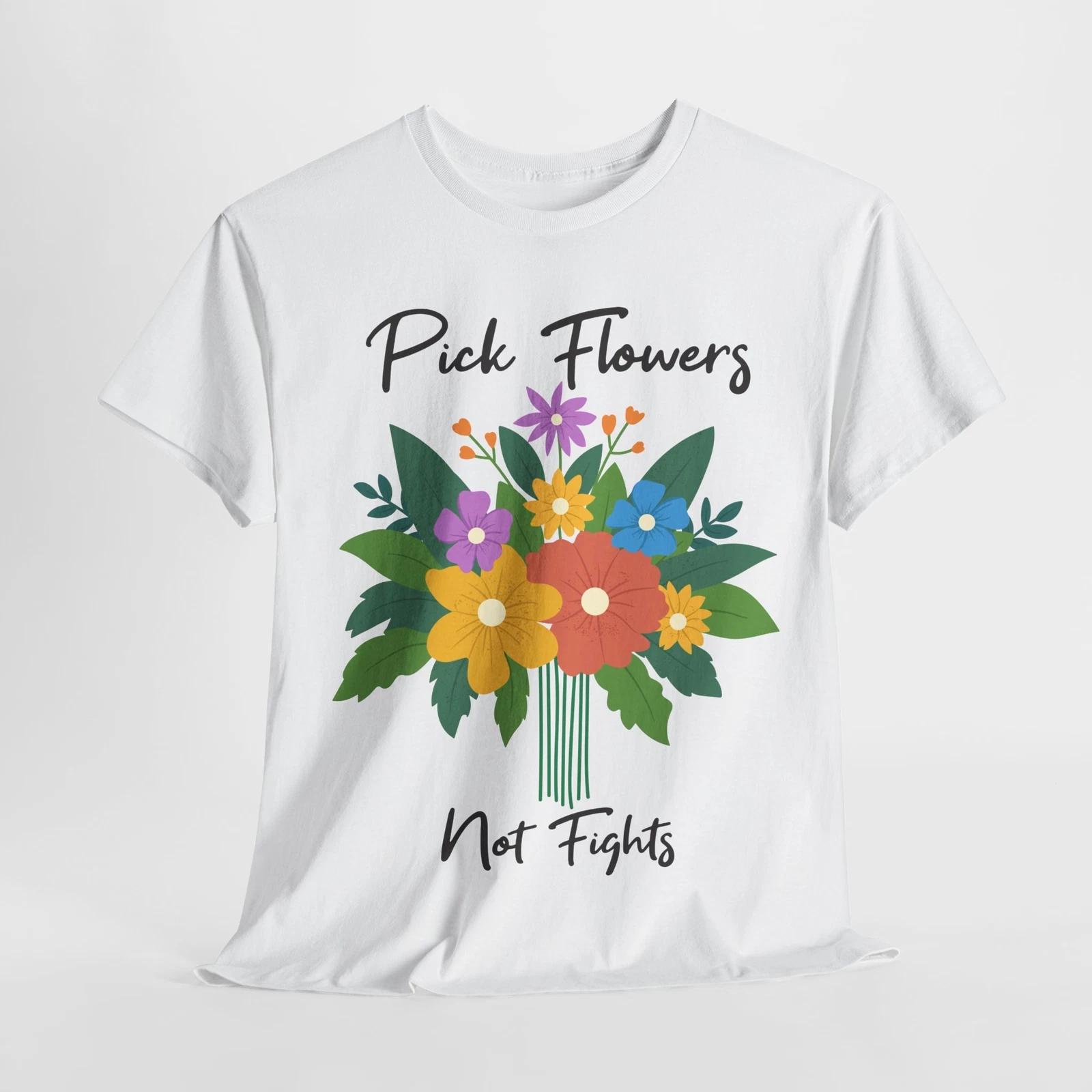 Sunshine & Greenery T-Shirt | Vibrant Spring & Outdoor Tee | Pick Flowers Shirt XL