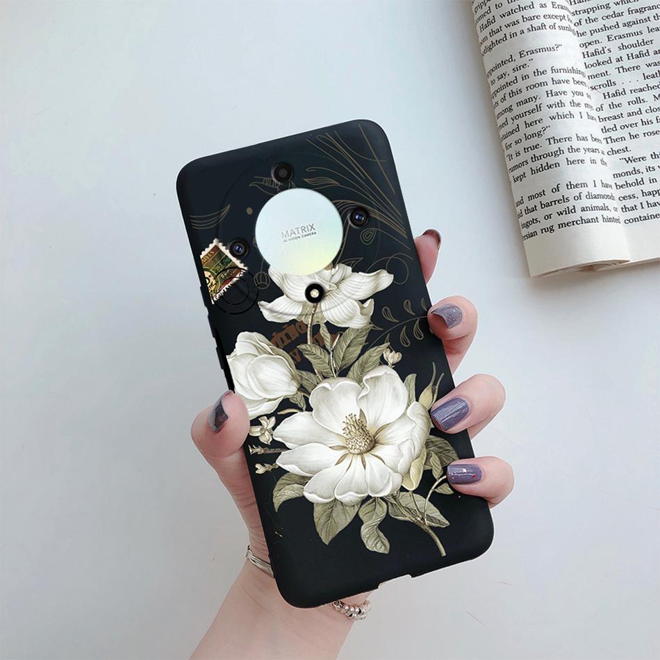 Case For Honor X9a X9b 5G Cover Silicone Soft Fashion Flower Back Shell Coque For Honor X9a X9b X9 a X 9 B 2023 Phone Case Funda