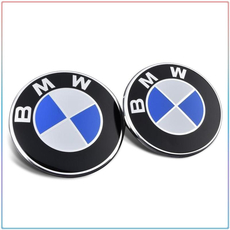 72mm/84mm Car  Front Hood Badge Auto Rear Trunk Emblem for BMW 1 2 3 4 5 6 7 8 Series E90 E70 F30 F20 E87 E60 E39 Z4 E92 E38 E91G02