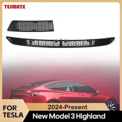 For Tesla Model 3 2026 2026 2026 Model Y Juniper Grille Mesh Inserts Lower Bumper Anti Insect Net Dust Proof Vent Grille Cover
