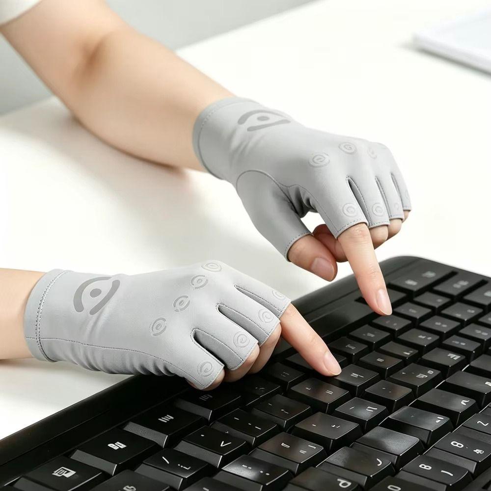 Breathable Fabric Fingerless Gloves Compression Wrap Arthritis Hand Wraps  Daily Hand Support