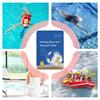 Assorbente da nuoto per ragazze con ciclo mestruale Donna Impermeabile Nuoto Patch Private Prevenire Sporco Delicato sulla Pelle Sticker Privato Assorbente Igienico